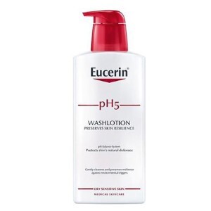 Sữa tắm dạng gel cho da nhạy cảm không mùi Eucerin pH5 Washlotion 400ml