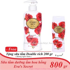 Sữa tắm Double Rich hương hoa hồng 200ml