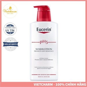 Sữa tắm Eucerin pH5 dành cho da nhạy cảm 1000ml