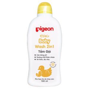 Sữa tắm gội 2 trong 1 tinh chất hoa hướng dương Pigeon 100ml