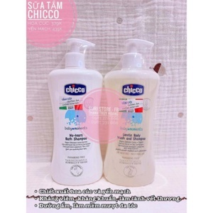 Sữa tắm gội chiết xuất Hoa cúc 0M+ Chicco 500ml