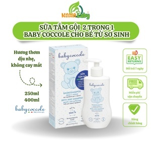 Sữa tắm gội chiết xuất hoa sen Babycoccole 250ml 0m+