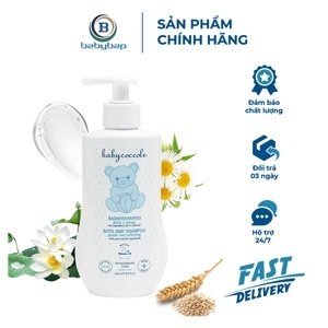 Sữa tắm gội chiết xuất hoa sen Babycoccole 250ml 0m+