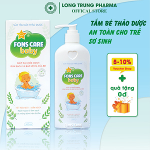 Sữa tắm gội chiết xuất thảo dược cho bé Fons Care Baby 300ml