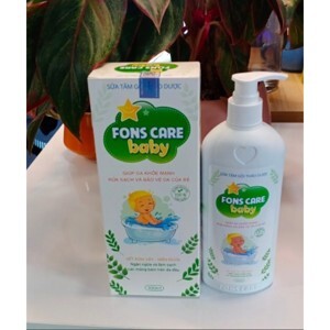 Sữa tắm gội chiết xuất thảo dược cho bé Fons Care Baby 300ml