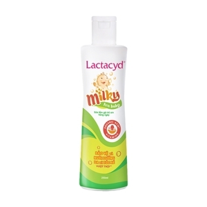 Sữa tắm gội cho bé Lactacyd Milky 250ml