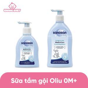 Sữa tắm gội cho bé Sanosan 500ml