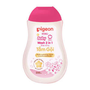 Sữa tắm gội dịu nhẹ Pigeon hoa anh đào Sakura 200ml 2in1