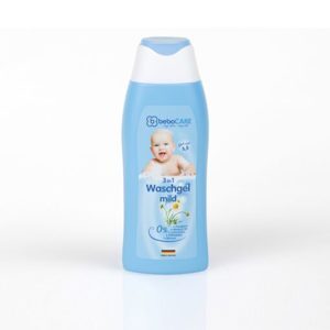 Sữa tắm gội dưỡng ẩm 3 trong 1 Bebacare - 250ml