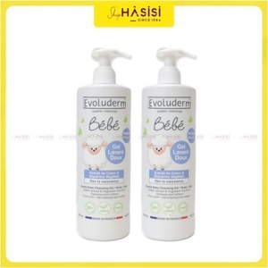 Sữa tắm gội Evoluderm Baby Gel Lavant Doux 500ml