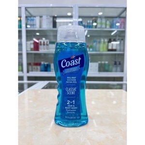 Sữa tắm gội nam Coast 2 in 1 - USA