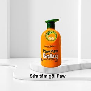 Sữa tắm gội Paw Paw Baby Healthy Care Úc 500ml