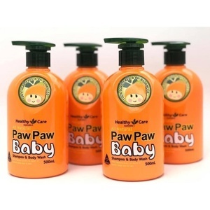 Sữa tắm gội Paw Paw Baby Healthy Care Úc 500ml