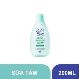 Sữa tắm gội toàn thân cho bé Babi Mild Pure Natural 200ml