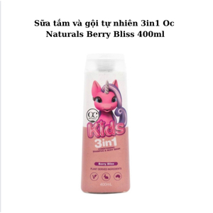 Sữa tắm gội toàn thân cho bé Organic Care Berry Bliss 400ml
