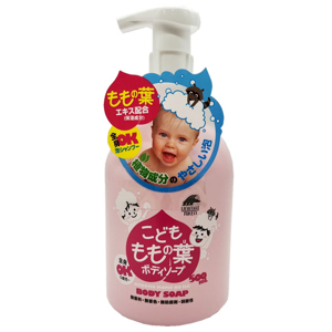 Sữa tắm gội toàn thân Unimat Riken cho bé chiết xuất lá đào 500ml