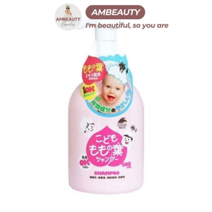 Sữa tắm gội toàn thân Unimat Riken cho bé chiết xuất lá đào 500ml