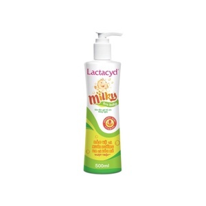 Sữa tắm gội trẻ em Lactacyd Milky 500ml