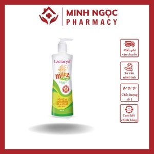 Sữa tắm gội trẻ em Lactacyd Milky 500ml