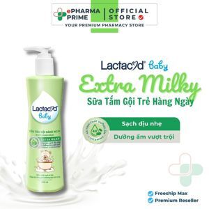 Sữa tắm gội trẻ em Lactacyd Milky 500ml