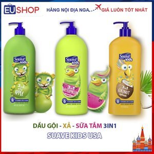 Sữa tắm gội trẻ em Suave Kids 532ml