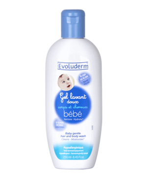 Sữa tắm gội trẻ sơ sinh Bebe Evoluderm 250ml pháp