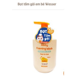 Sữa tắm gội Wesser Nano Silver 200ml