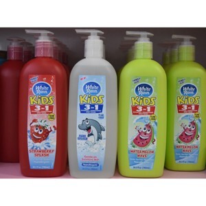 Sữa tắm gội xả cho bé White Rain Kids 3 in 1 của Mỹ 783ml