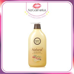 Sữa tắm Happy Bath Natural Real Moisture  900g