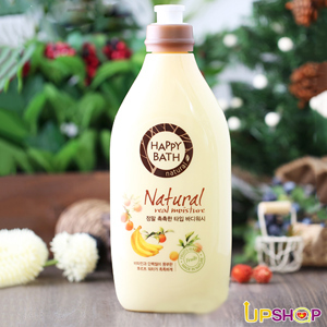 Sữa tắm Happy Bath Natural Real Moisture  900g