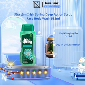 Sữa tắm Irish Spring Deep Action Scrub - 532ml