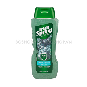 Sữa tắm Irish Spring Deep Action Scrub - 532ml