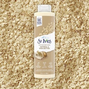 Sữa tắm lúa mạch và bơ St. Ives Oatmeal & Shea Butter body wash 709ml