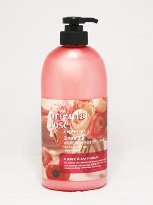 Sữa tắm massage hương hoa hồng Welcos Oriental Rose Shower Gel 732g