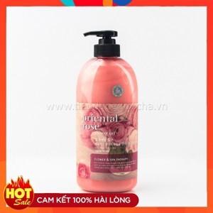 Sữa tắm massage hương hoa hồng Welcos Oriental Rose Shower Gel 732g