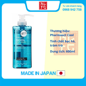 Sữa tắm nam Pharmaact Cool 600ml