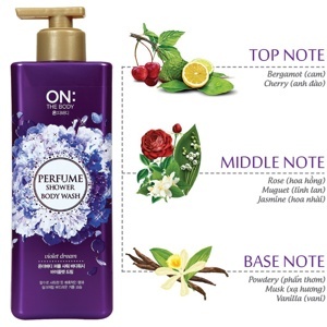 Sữa tắm nước hoa On The Body Perfume Shower Body Wash