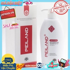 Sữa tắm Peiland sáng da có hạt trung cấp siêu mịn 550ml