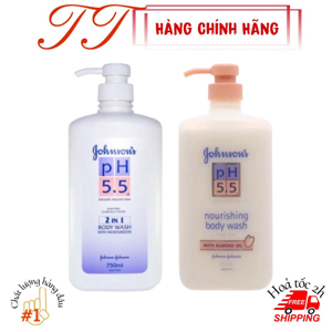 Sữa tắm ph 5.5 johnson’s hạnh nhân 750