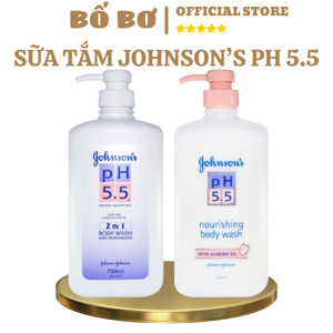 Sữa tắm ph 5.5 johnson’s hạnh nhân 750