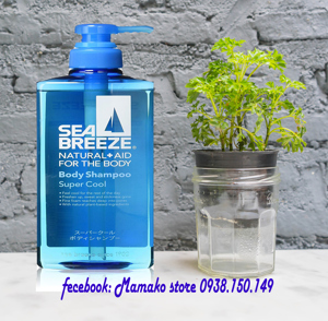 Sữa tắm Shiseido Seabreeze Body Shampoo Super Cool 600ml