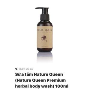 Sữa tắm thảo dược Nature Queen 100 ml