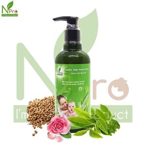 Sữa tắm thảo dược NPro dưỡng ẩm da phù hợp cho cả trẻ sơ sinh 280ml