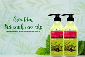 Sữa tắm trà xanh cao cấp - Dabo green tea body wash 750ml