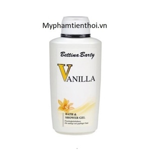 Sữa tắm Vanilla Bettina Barty 500ml