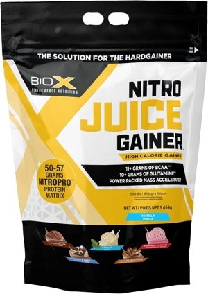 Sữa Tăng Cân Nitro Juice Gainer BioX Túi 5.45 Kg