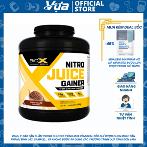 Sữa Tăng Cân Nitro Juice Gainer BioX Túi 5.45 Kg