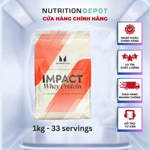 Sữa tăng cơ giảm mỡ vị vani Impact Whey Protein Vanilla