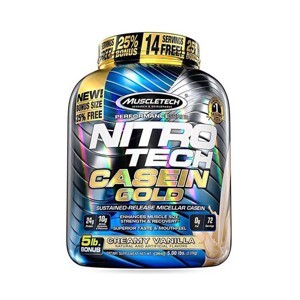 Sữa tăng cơ Nitrotech Casein Gold 5lbs (2.2kg)