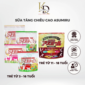 Sữa tăng trưởng chiều cao Asumiru - 180g